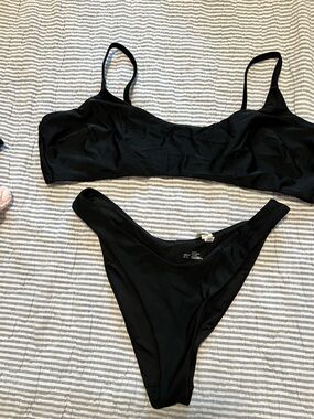 aerie Black bikini Set